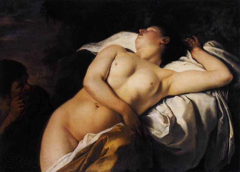 Jan Gerritsz. van Bronckhorst Sleeping Nymph and Shepherd Spain oil painting art